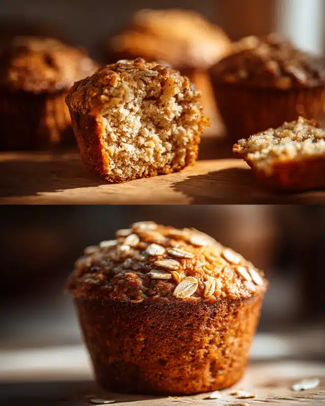 Naturally Sweet Banana Oat Muffins: No Sugar, No Butter Recipe